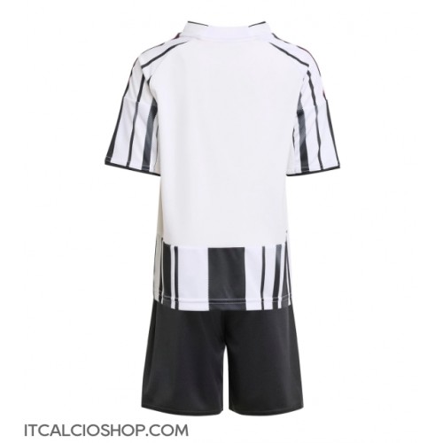 Juventus Prima Maglia Bambino 2025-26 Manica Corta (+ Pantaloni corti)